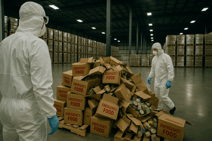 Estados Unidos destruirá toneladas de alimentos de emergencia tras hallarse problemas sanitarios
