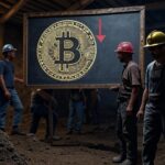 “Caída de ganancias de mineros con precio de bitcoin”